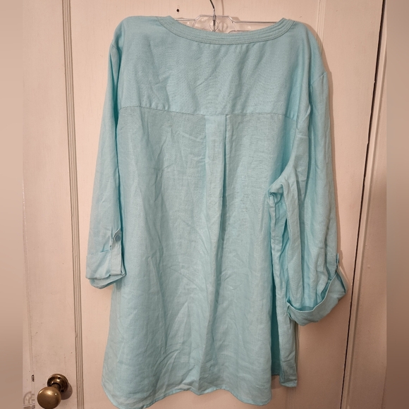 Women's 3/4 sleeved blouse - Picture 4 of 7